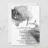 Einladung zum Halloween-Party - Trick oder Trete (Vorderseite)