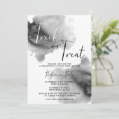 Einladung zum Halloween-Party - Trick oder Trete (Stehend Vorderseite)