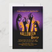 Einladung zum Halloween-Party von Hand (Vorderseite)