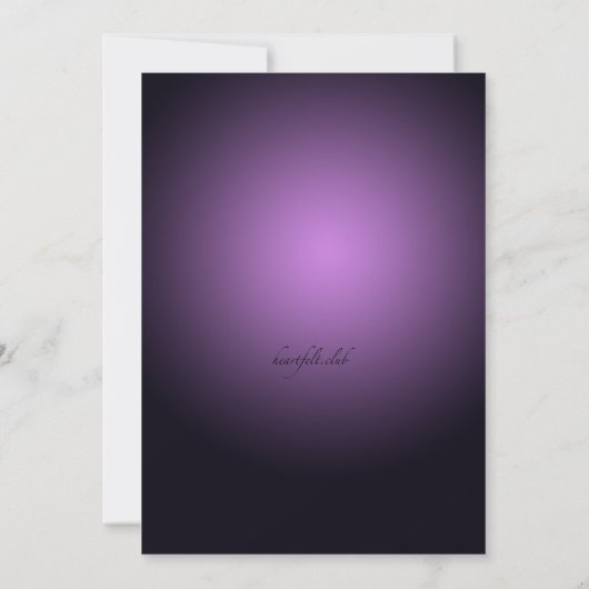 Einladung zum Halloween-Party von Hand (Rückseite)