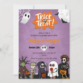 Einladung zum Halloween-Party von Kindern