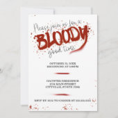 Einladung zum Halloween-Party zur guten Stunde (Vorderseite)