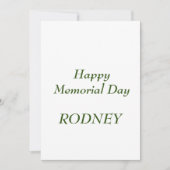 Einladung zum Happy Memorial (Vorderseite)