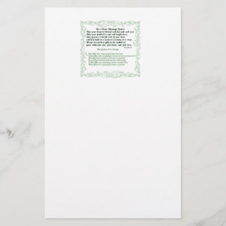 Einladung zum Haus-Einweihungsgedicht Briefpapier