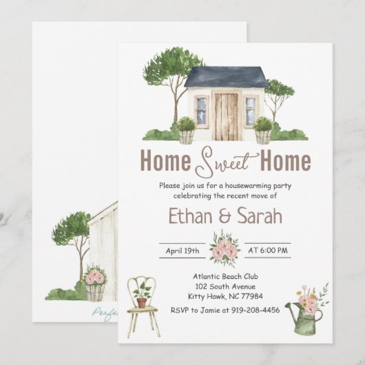 Einladung zum Haushalt (Vorne/Hinten)