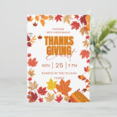 Einladung zum Herbst-Dankfest-Event (Stehend Vorderseite)