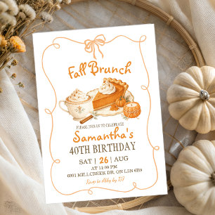 Einladung zum Herbst-Geburtstagsbrunch