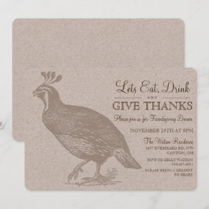Einladung zum Herbst-Potluck-Friendsgiving