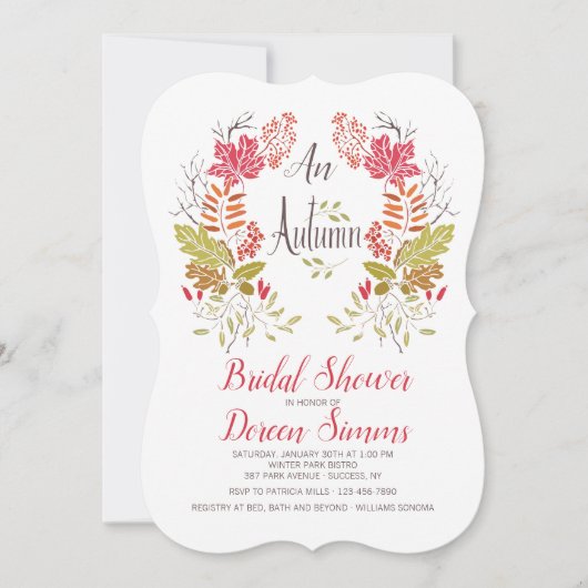 Einladung zum Herbstbrand (Vorderseite)