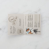 Einladung zum Hochzeitausweis nach Mexiko (Innenseite)