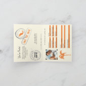 Einladung zum Hochzeitausweis nach Mexiko (Innenseite)