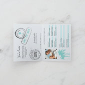 Einladung zum Hochzeitausweis nach Thailand (Innenseite)