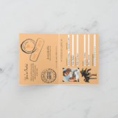 Einladung zum Hochzeitausweis nach Thailand (Innenseite)