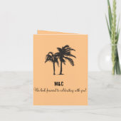 Einladung zum Hochzeitausweis nach Thailand (Rückseite)