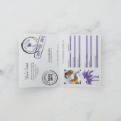 Einladung zum Hochzeitausweis nach Thailand (Innenseite)