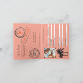 Einladung zum Hochzeitausweis nach Thailand (Innenseite)