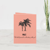 Einladung zum Hochzeitausweis nach Thailand (Rückseite)