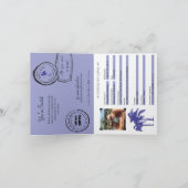 Einladung zum Hochzeitausweis nach Thailand (Innenseite)