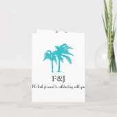 Einladung zum Hochzeitausweis nach Zypern (Rückseite)