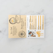 Einladung zum Hochzeitausweis nach Zypern (Innenseite)