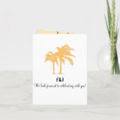 Einladung zum Hochzeitausweis nach Zypern (Rückseite)