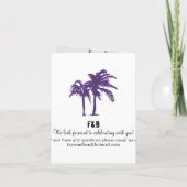 Einladung zum Hochzeitausweis nach Zypern (Rückseite)