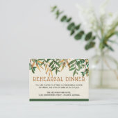 Einladung zum Hochzeitessen Probe (Stehend Vorderseite)