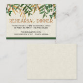 Einladung zum Hochzeitessen Probe (Vorne/Hinten)