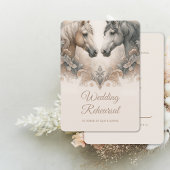 Einladung zum Hochzeitessen Probe