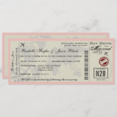 Einladung zum Hochzeitsauftakt (Vorne/Hinten)