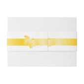 Einladung zum Hochzeitsbauch Einladungsbanderole (Rückseitenbeispiel)