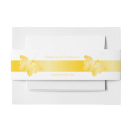 Einladung zum Hochzeitsbauch Einladungsbanderole