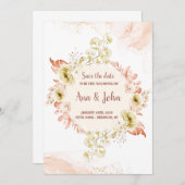 Einladung zum Hochzeitsdesign (Vorne/Hinten)