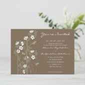 Einladung zum Hochzeitsessen in Japan: braun (Stehend Vorderseite)