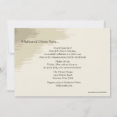 Einladung zum Hochzeitsessen Probe (Rückseite)