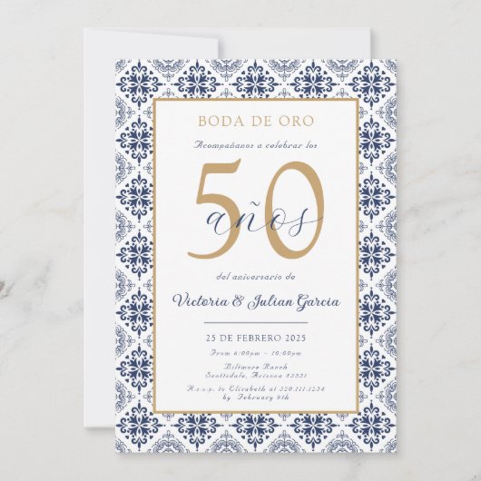 Einladung zum Hochzeitsfeier (Vorderseite)