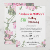 Einladung zum Hochzeitsfeier (Vorne/Hinten)