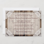 Einladung zum Hochzeitsfeiern (Rückseite)