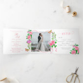 Einladung zum Hochzeitsfeiern (Innenseite)