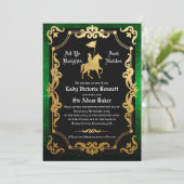 Einladung zum Hochzeitsfeiern (Stehend Vorderseite)