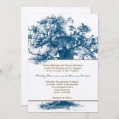 Einladung zum Hochzeitsfeiern (Vorne/Hinten)