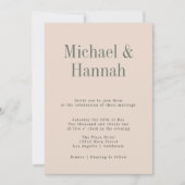 Einladung zum Hochzeitsfeiern (Vorderseite)