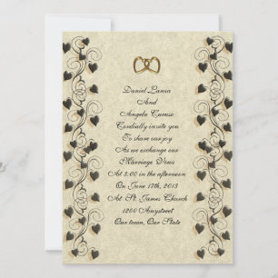 Einladung zum Hochzeitsfeiern