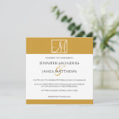 Einladung zum Hochzeitsfeiern (Stehend Vorderseite)