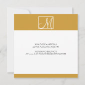 Einladung zum Hochzeitsfeiern (Rückseite)