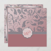 Einladung zum Hochzeitsfeiern (Vorne/Hinten)