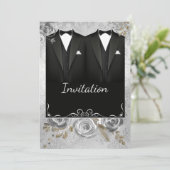 Einladung zum Hochzeitsfeiern (Stehend Vorderseite)