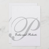 Einladung zum Hochzeitsfeiern (Vorne/Hinten)