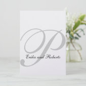 Einladung zum Hochzeitsfeiern (Stehend Vorderseite)