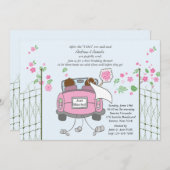 Einladung zum Hochzeitsfeiern (Vorne/Hinten)